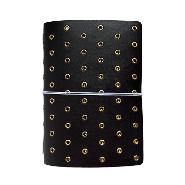 Imperfect Concepts - #32 - Niko - Umber with Gold Grommets - B6 Trifold Folio