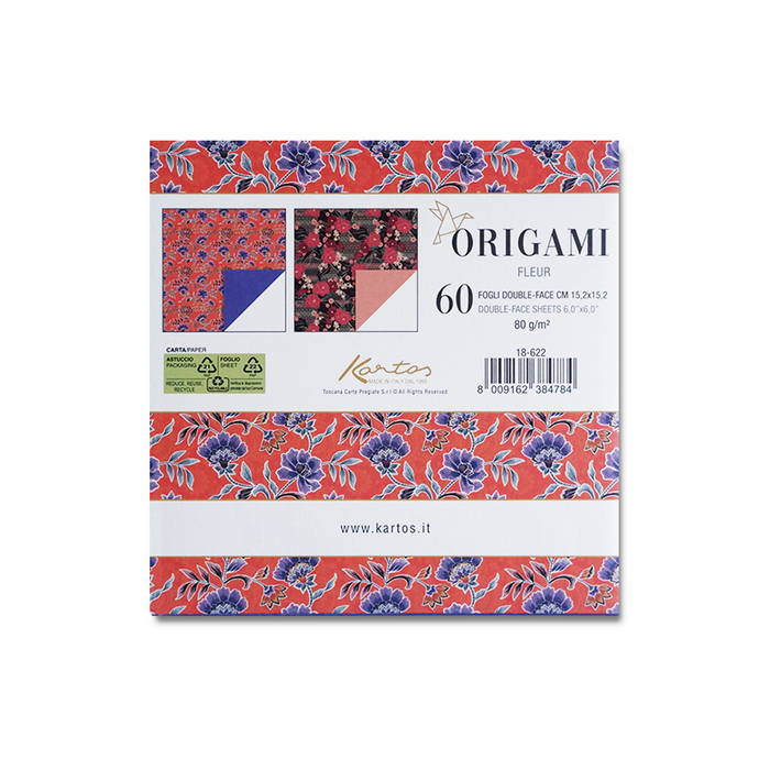 Kartos - Origami - Fleur - Papier Plume