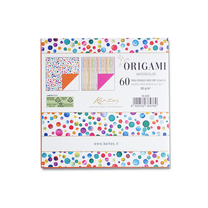 Kartos - Origami - Water Color - Papier Plume