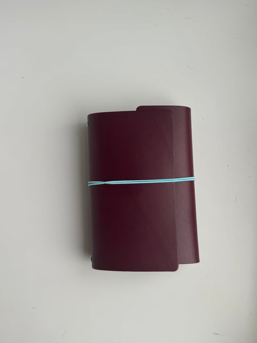 Imperfect Concepts - #13- Jasper - Maroon - A6 Trifold Folio