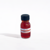 Papier Plume fountain pen ink set with 12 bottles of 15ml each, showcasing vibrant ink colors in glass bottles.