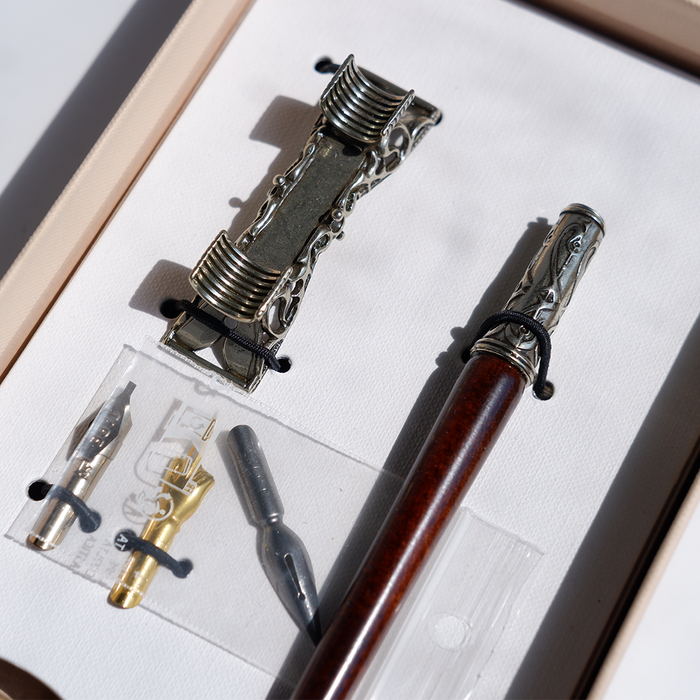 Bortoletti Wood Pen Set - Bembo - Papier Plume