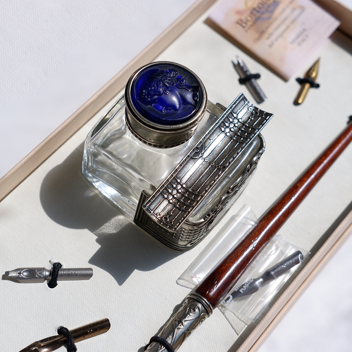 Bortoletti Calligraphy Set 65 featuring elegant calligraphy pens and nibs for artistic writing and lettering projects.