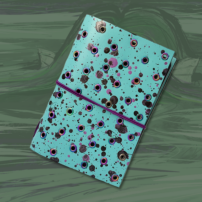 Imperfect Concepts Swamp Mermaid A6 bifold journal cover bundle with swamp mermaid artwork