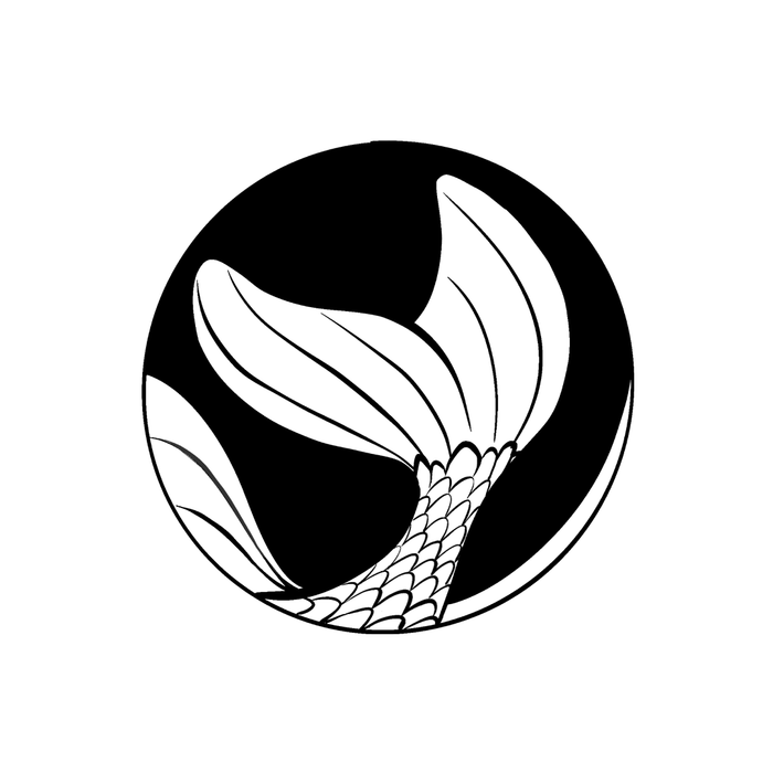 Papier Plume Swamp Mermaid wax seal design with detailed mermaid motif