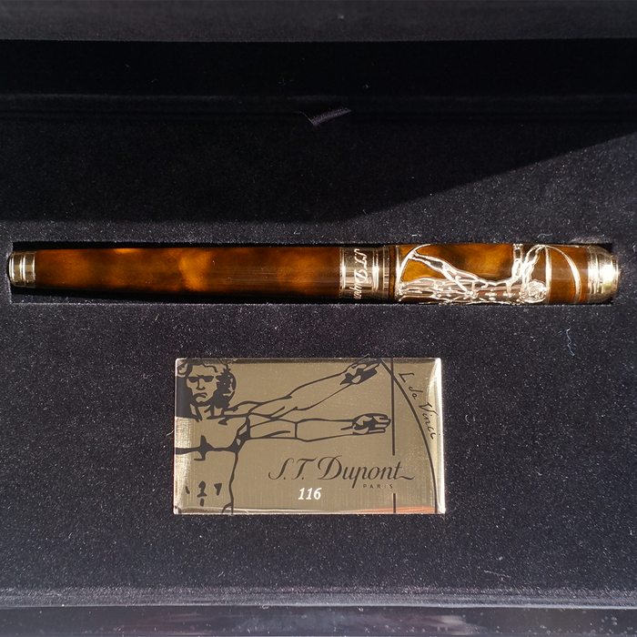 S.T. Dupont - Line D Vitruvian Man - Limited Edition - Fountain Pen - Papier Plume