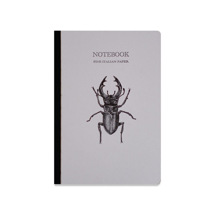 Rossi Beetle journal with soft cover featuring a detailed scorpion illustration on the front page.
