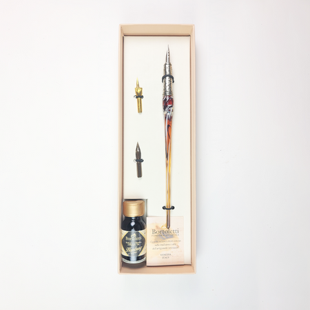 Bortoletti - Glass Dipping Pen Set 20 - Papier Plume
