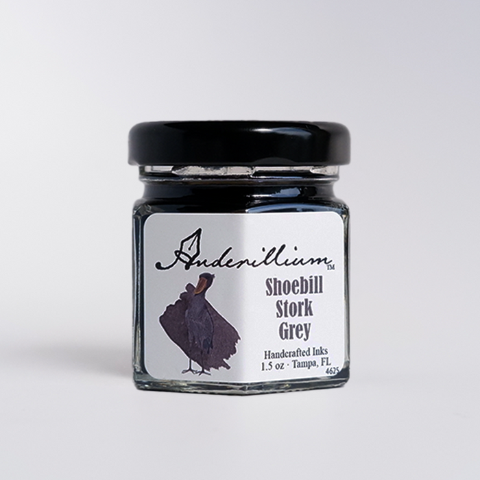 Anderillium - Shoebill Stork Grey - Fountain Pen Ink - Papier Plume