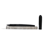 Black Skyline pen on a concrete stand against a white background