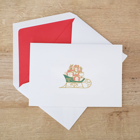 Christmas Cards - Sleigh - Papier Plume