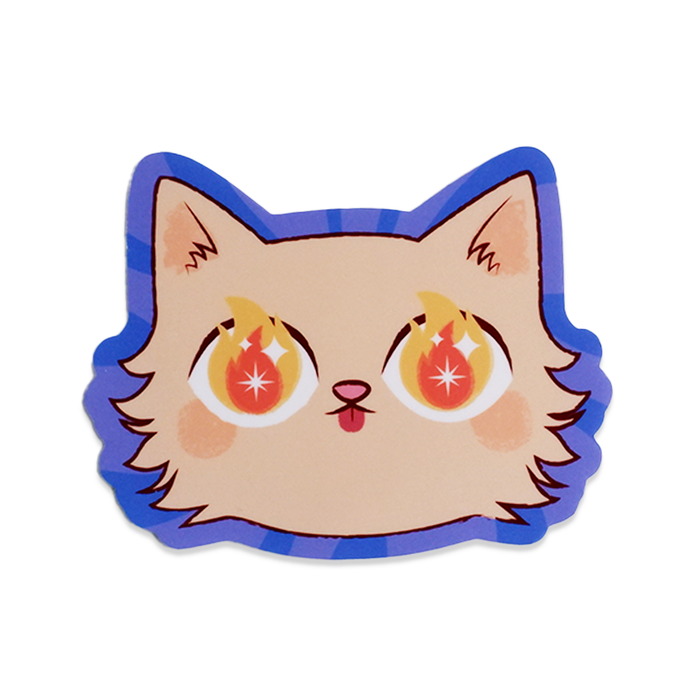 Impassioned Kitty Glossy - Sticker