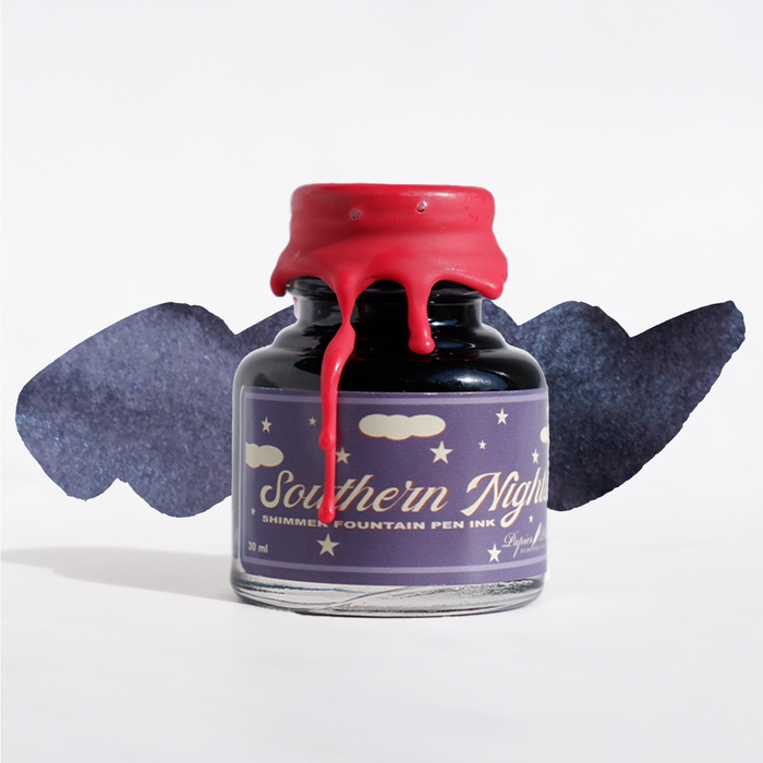 Papier Plume - Southern Nights - Shimmer Fountain Pen Ink - Papier Plume