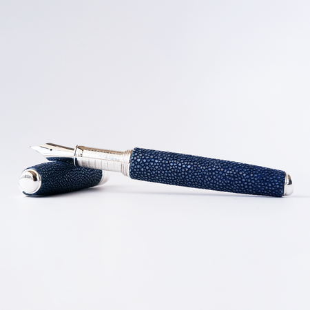 Grifos - Stingray Leather Blue - Fountain Pen - Papier Plume