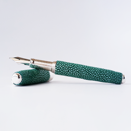 Grifos - Stingray Leather Green - Fountain Pen - Papier Plume
