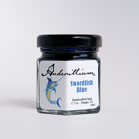 Anderillium - Swordfish Blue - Fountain Pen Ink - Papier Plume