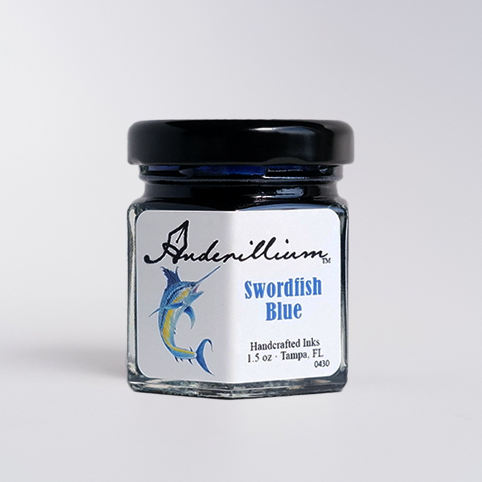 Anderillium - Swordfish Blue - Fountain Pen Ink - Papier Plume