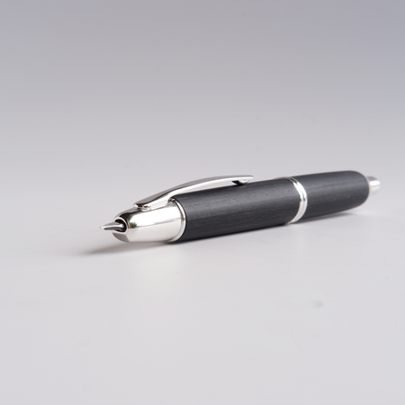 Pilot - Vanishing Point - Fountain Pen - Birchwood Black - Papier Plume