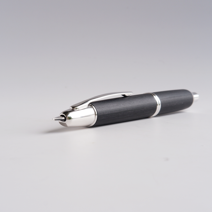 Pilot - Vanishing Point - Fountain Pen - Birchwood Black - Papier Plume