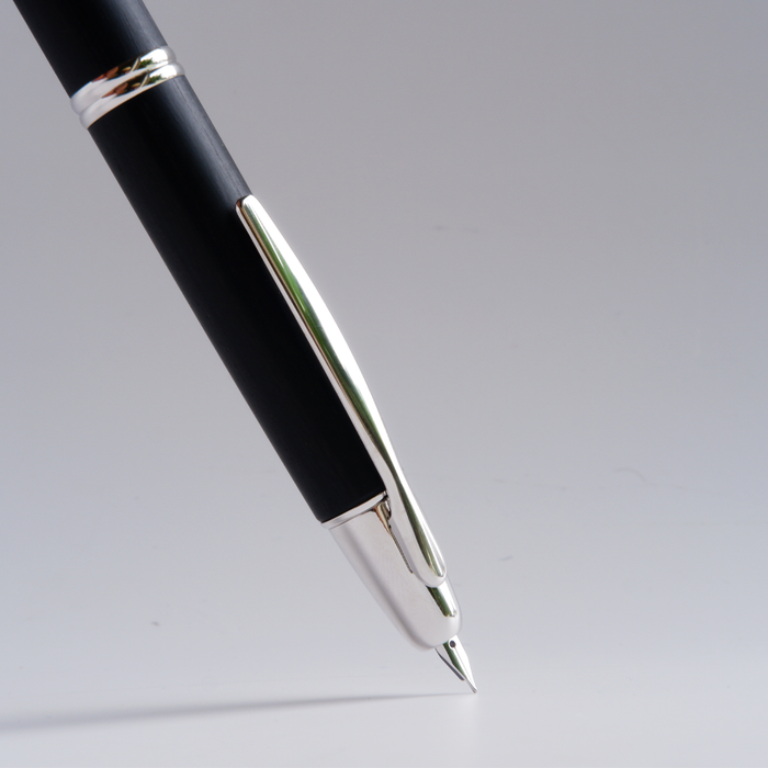 Pilot - Vanishing Point - Fountain Pen - Birchwood Black - Papier Plume