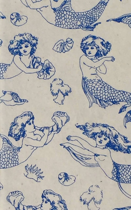 Giftsland Mermaid journal with ocean-themed cover featuring a mermaid illustration and lined pages for writing.