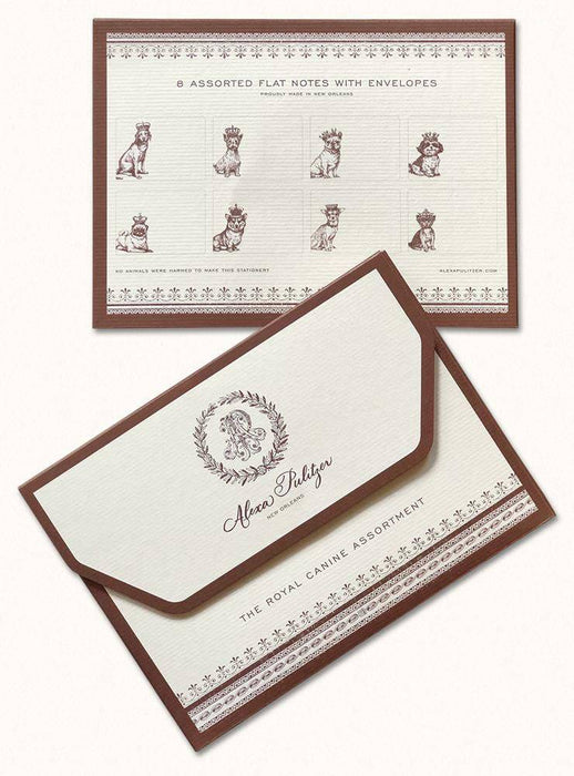 Alexa Pulitzer - 8 Assorted Dog Notes and Envelopes - Papier Plume