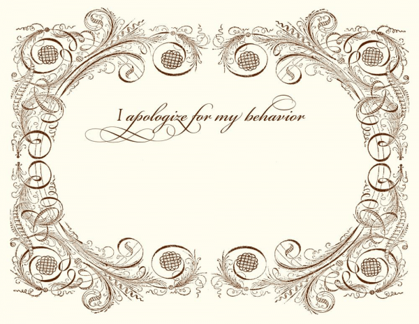 Alexa Pulitzer - Apology Greeting Card - Papier Plume