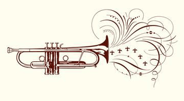 Alexa Pulitzer - Trumpet FDL Long Pad - Papier Plume