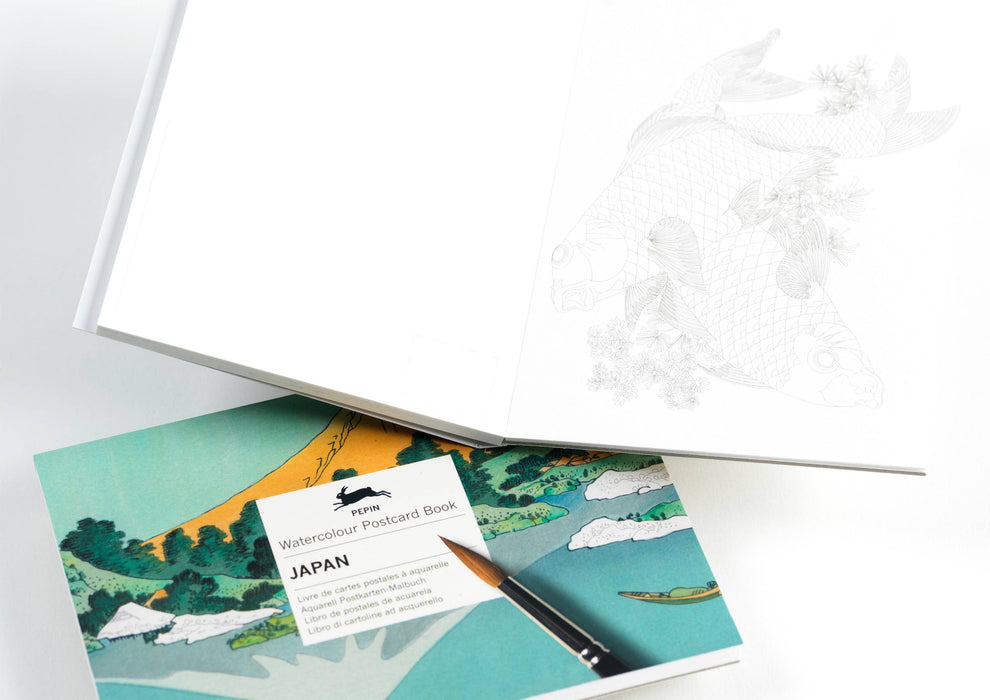 Japan Watercolour Postcard Book - Papier Plume