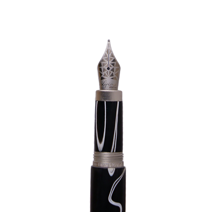 Jean-Pierre Lepine - Yuzu - Black and White - Fountain Pen