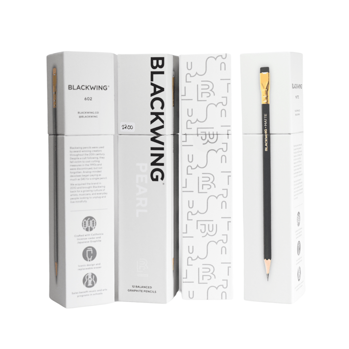 Blackwing Pencils - Matte Black - Papier Plume