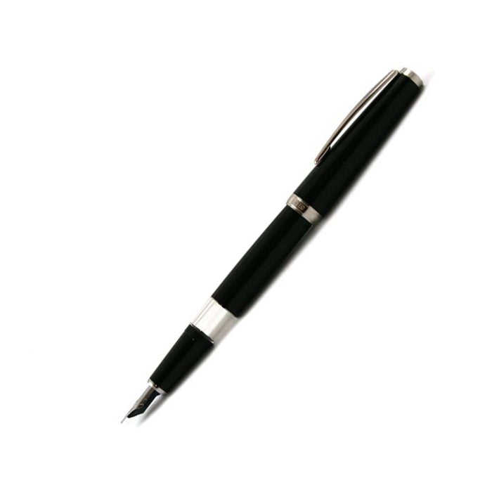 Cleo Skribent - Classic Palladium - Fountain Pen - Piston - Black - Papier Plume