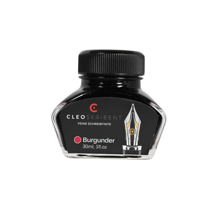 Cleo Skribent - Bottled Fountain Pen Ink - Burgunder - Burgundy - Papier Plume