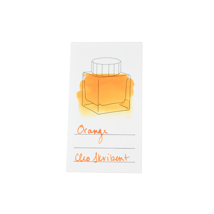 Cleo Skribent - Bottled Fountain Pen Ink - Orange - Papier Plume