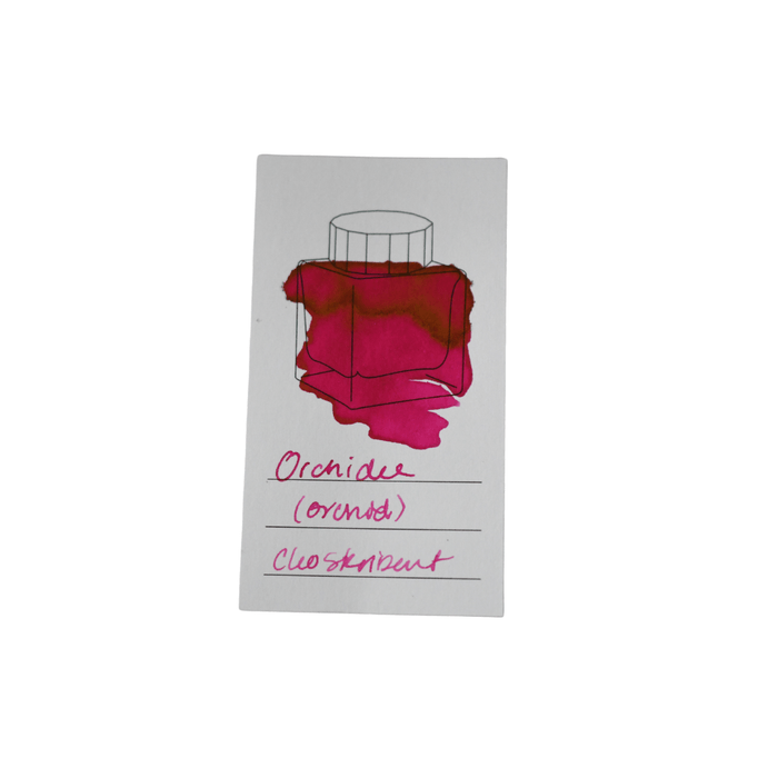 Cleo Skribent - Bottled Fountain Pen Ink - Orchidee - Orchid - Papier Plume