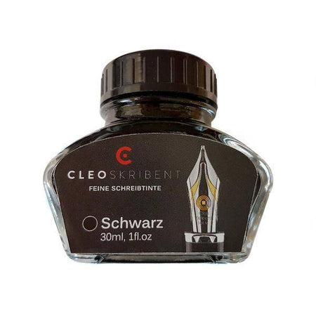 Cleo Skribent - Bottled Fountain Pen Ink - Schwarz - Black - Papier Plume