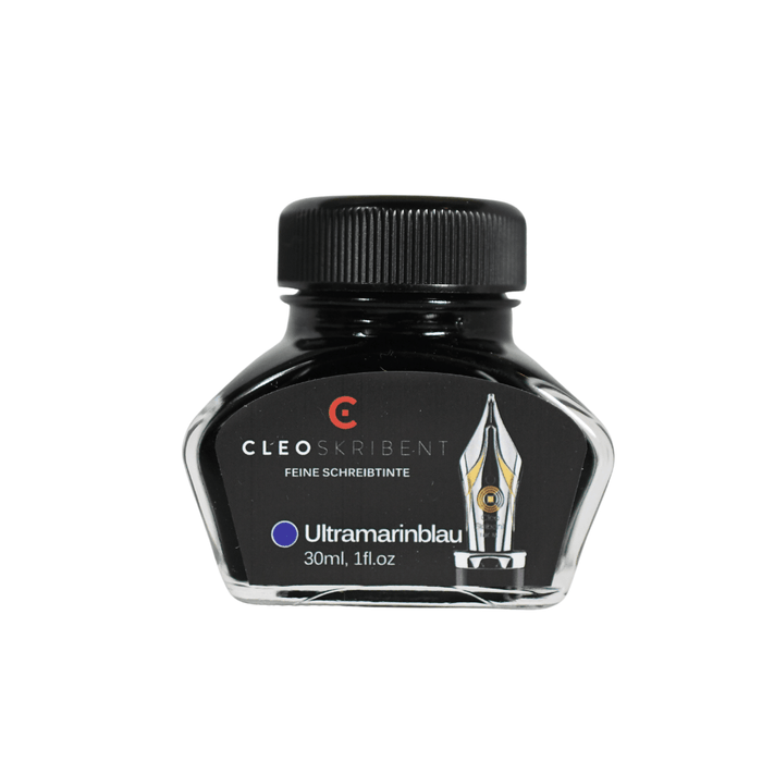 Cleo Skribent - Bottled Fountain Pen Ink - Ultramarinblau - Ultramarine blue - Papier Plume