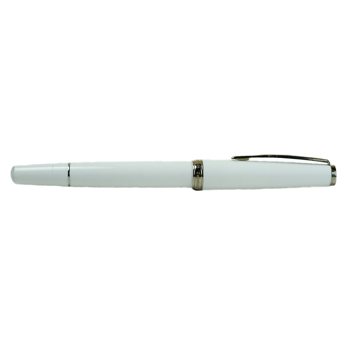 Cleo Skribent - Classic Palladium - Fountain Pen - Piston - White