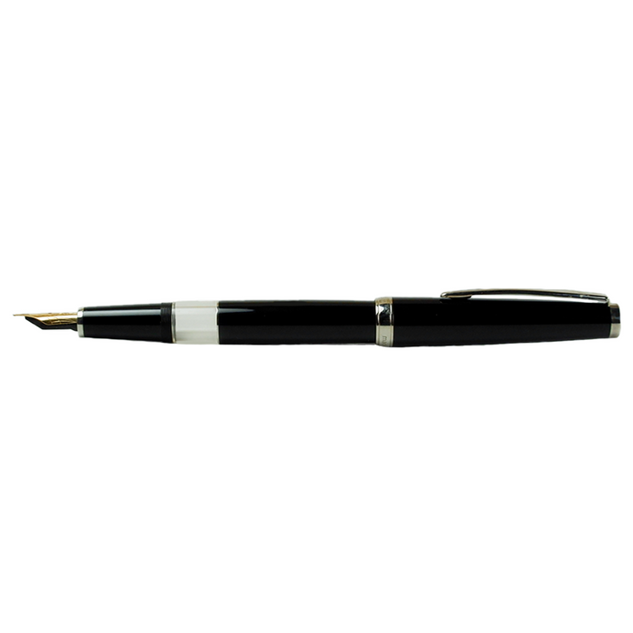 Cleo Skribent - Classic Gold Goldfeder - Fountain Pen - Piston - Schwarz