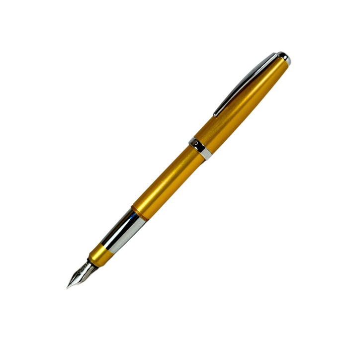 Cleo Colour Fountain Pen - Gold - Papier Plume