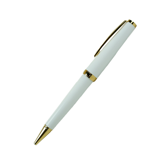 Cleo Skribent - Classic Gold - Rollerball - White