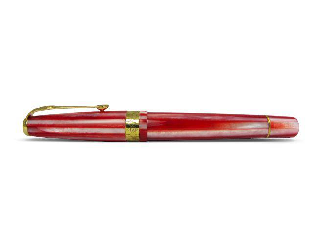 Conway Stewart -  "Series 100" - Red Candy Spaghetti - Fountain Pen - Papier Plume