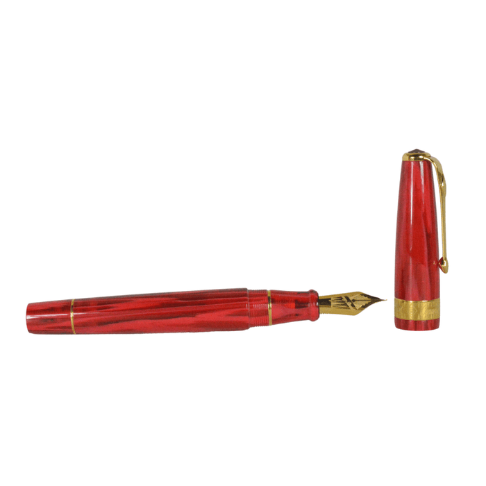 Conway Stewart Model 100 Red Flame - Fountain Pen - Papier Plume