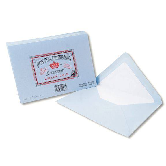 Crown Mill - Classic Laid Envelopes (for A5) - Papier Plume