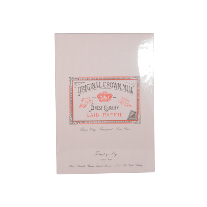 Crown Mill Classic Laid Writing Pads A4 - Pink