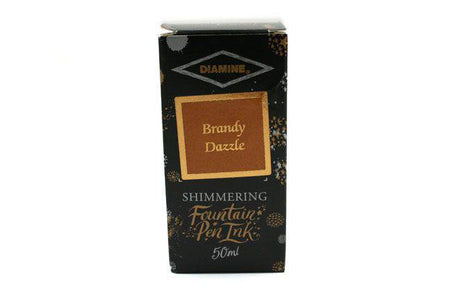 Diamine - Shimmertastic - Shimmering Fountain Pen Ink - Brandy Dazzle - Papier Plume