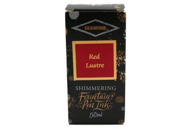Encre Pour Stylo Plume DIAMINE 'Shimmering Firestorm Red' 50ml - Encre Scintillante Rouge - Neuf