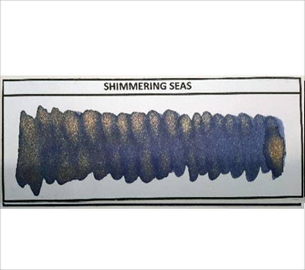 Diamine - Shimmertastic - Shimmering Fountain Pen Ink - Shimmering Seas - Papier Plume