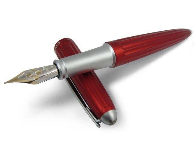 Diplomat - Aero - Fountain Pen - Red - Papier Plume