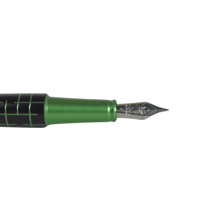 Diplomat - Elox Fountain Pen - Black/Green Matrix - Papier Plume